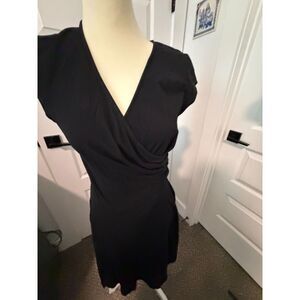 Messic a-line black dress size Large